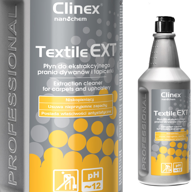 Skystis kilimų ir apmušalų skalbimui mašininiu ir rankiniu būdu CLINEX Textile EXT 1L