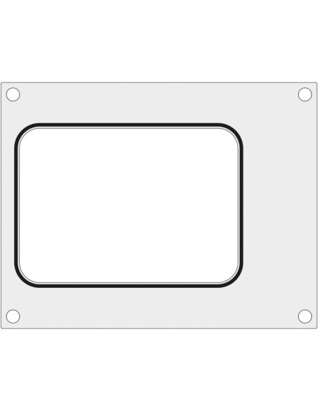 Formos matrica MCS suvirinimo aparatams padėklui be padalijimo 187x137 mm - Hendi 805565