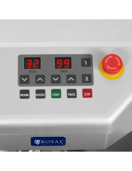 Tešlos spiralinis maišytuvas su fiksuotu dubeniu 33 L 1800 W Tešlos spiralinis maišytuvas su fiksuotu dubeniu 33 L 1800 W