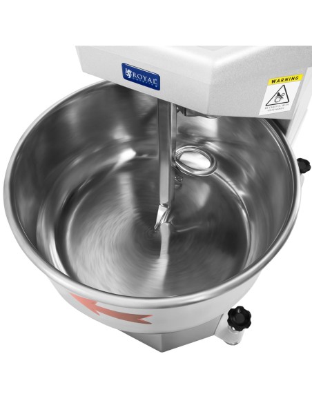 Tešlos spiralinis maišytuvas su fiksuotu dubeniu 33 L 1800 W Tešlos spiralinis maišytuvas su fiksuotu dubeniu 33 L 1800 W