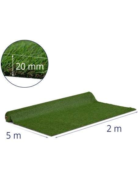 Dirbtinė žolė terasos balkonui minkšta 20 mm 13/10 cm 200 x 500 cm Dirbtinė žolė terasos balkonui minkšta 20 mm 13/10 cm 200 x 500 cm