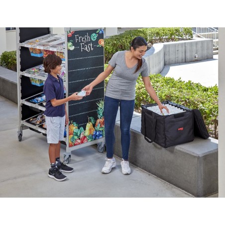 Termo pristatymo maišelis picos priešpiečių dėžutei gabenti 53,5 x 35,5 x 35,5 cm