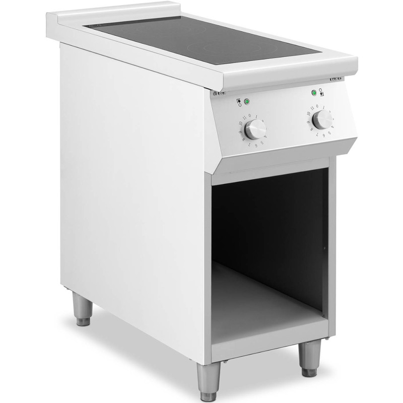 Atskirai pastatoma 2 degiklių indukcinė viryklė ant atviro pagrindo 400 V 8500 W