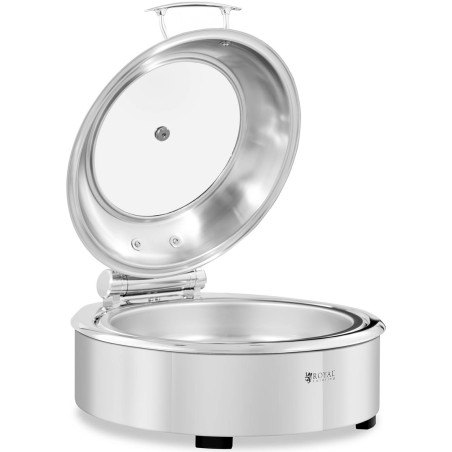 Apvalus vandens maisto šildytuvas su lango skersmuo. 39cm 5,5l Apvalus vandens maisto šildytuvas su lango skersmuo. 39cm 5,5l