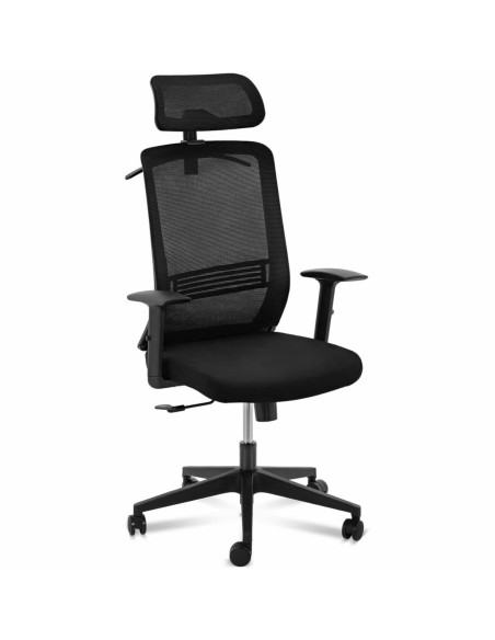 Ergonomiška biuro kėdė su tinkliniu atlošu, galvos atrama ir kabykla, aukštis 40-50 cm Ergonomiška biuro kėdė su tinkliniu atlošu, galvos atrama ir kabykla, aukštis 40-50 cm