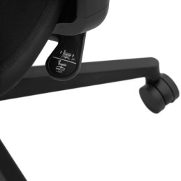 Ergonomiška biuro kėdė su tinkliniu atlošu, galvos atrama ir kabykla, aukštis 40-50 cm
