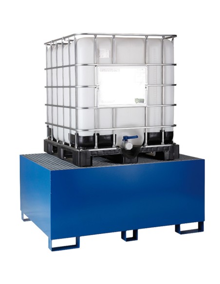 Gaudymo kubilas MAUZER 1000L padėklų konteinerio IBC bakui Gaudymo kubilas MAUZER 1000L padėklų konteinerio IBC bakui