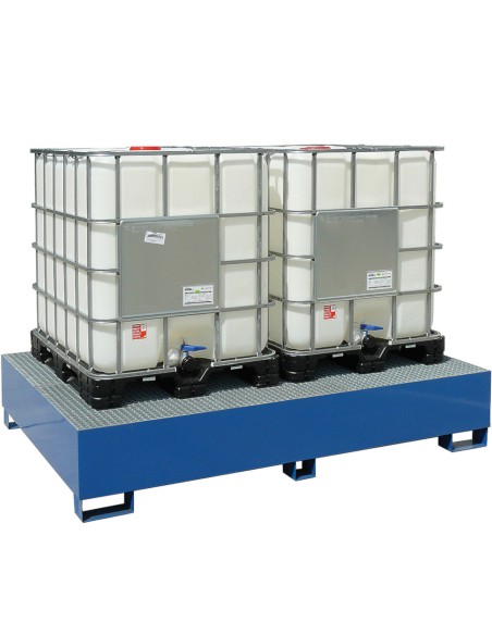 Gaudymo kubilas MAUZER 2 x 1000L padėklų konteinerio IBC bakui