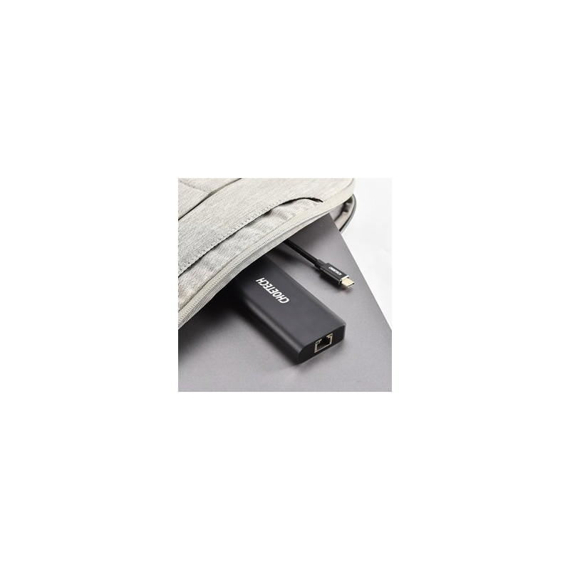 Prijungimo stoties adapterio šakotuvas USB Type C 6in1 100W PD juodas