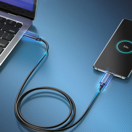 Greitas įkroviklis USB Type C 25W PPS PD juodas