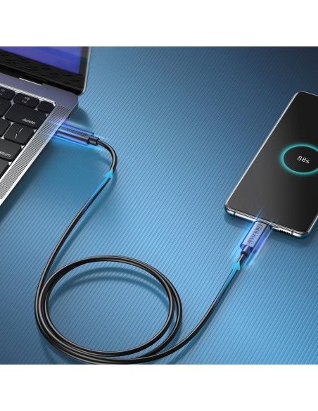 Greitas įkroviklis USB Type C 25W PPS PD juodas