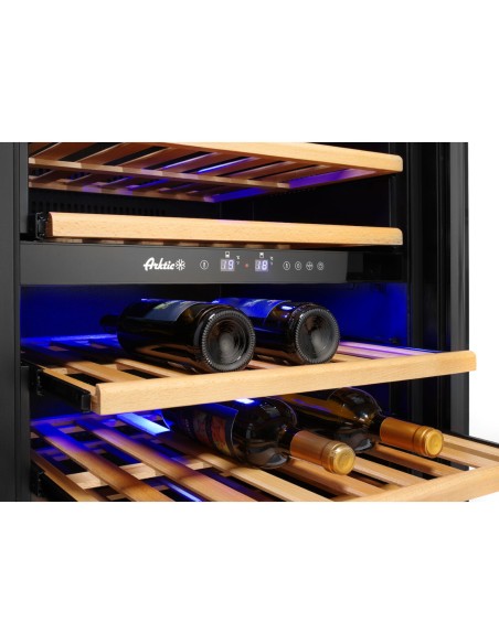 Dviejų zonų vyno šaldytuvas 72 buteliams 232 l 110 W