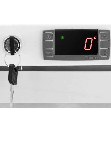 Šaldytuvas stiklinis maitinimo šaldytuvas 4 lentynos 380 l 215 W