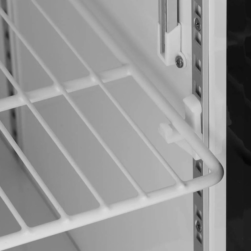 Šaldytuvas stiklinis maitinimo šaldytuvas 4 lentynos 380 l 215 W