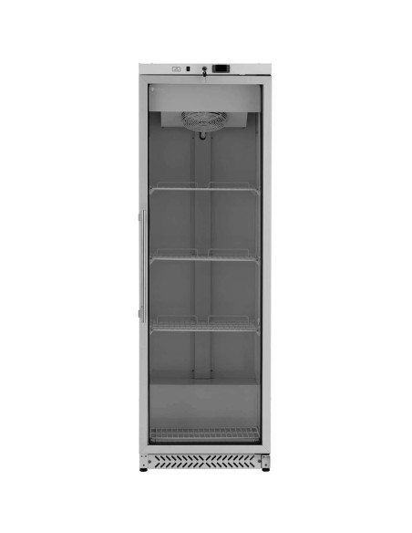 Šaldytuvas stiklinis maitinimo šaldytuvas 4 lentynos 380 l 215 W