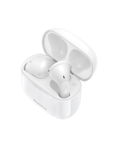 Belaidės Bluetooth 5.0 TWS į ausis įdedamos ausinės, atsparios vandeniui IP64 E3 baltos spalvos Belaidės Bluetooth 5.0 TWS į ausis įdedamos ausinės, atsparios vandeniui IP64 E3 baltos spalvos