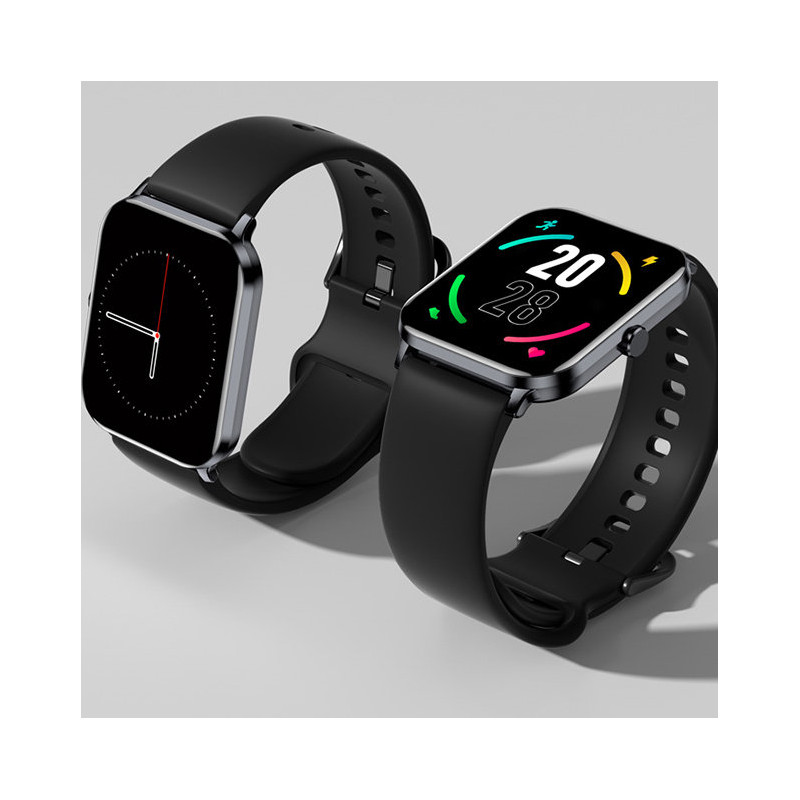 Išmanusis laikrodis Xiaomi QCY GTC S1 stilingas juodas