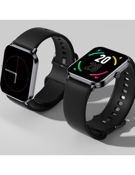 Išmanusis laikrodis Xiaomi QCY GTC S1 stilingas juodas Išmanusis laikrodis Xiaomi QCY GTC S1 stilingas juodas