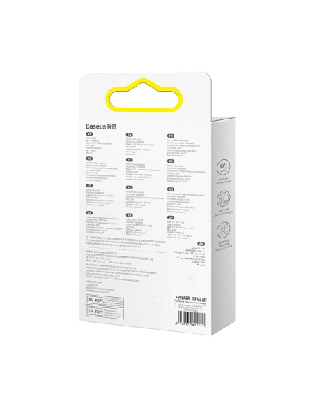 Kampinis laidas Maitinimo laidas su šoniniu USB-C kištuku iPhone Lightning 2m 20W mėlynas