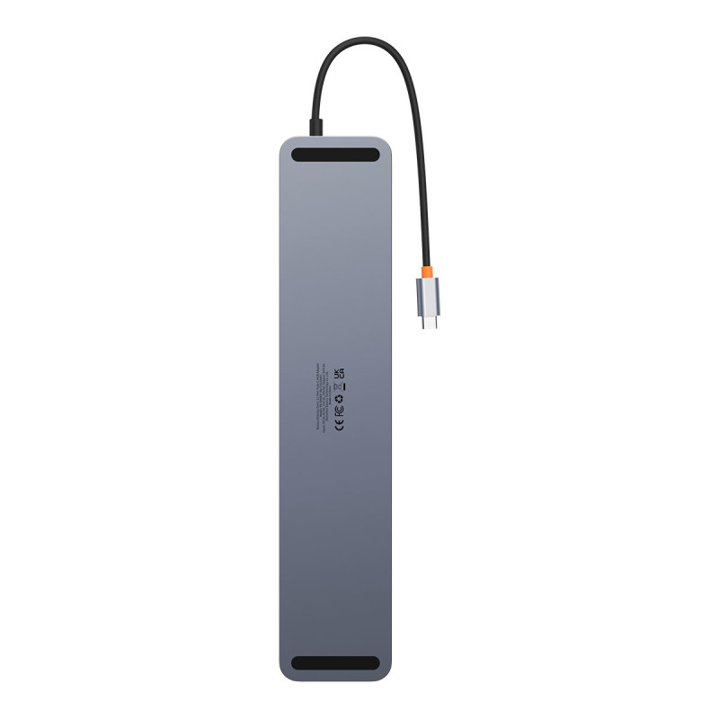 EliteJoy Gen2 universalus HUB 11in1 nešiojamojo kompiuterio stovas su USB-C laidu, 0,25 m pilka