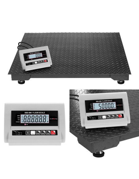 Svorio padėklų platforma sandėliui SBS-BW-5T LCD iki 5 tonų Svorio padėklų platforma sandėliui SBS-BW-5T LCD iki 5 tonų