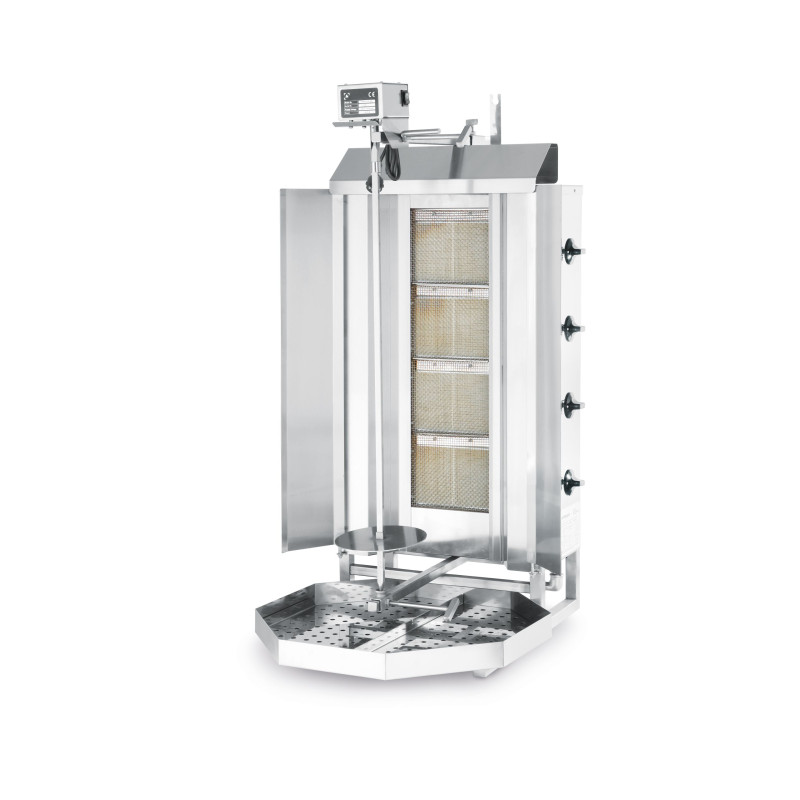 Dujinė orkaitė giroskopo kebabų virimo aparatas su šilumos skydu Profi Line - Hendi 226001