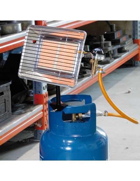 BRI spindulinis šildytuvas PB LPG dujų balionui BRI spindulinis šildytuvas PB LPG dujų balionui