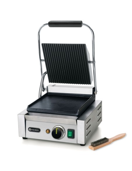 Kontaktinės grotelės su grioveliais viršuje, lygus dugnas 1800 W - Hendi 263600