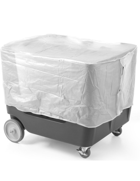 Maitinimo vežimėlis su dangteliu lėkštėms iki 300mm transportuoti