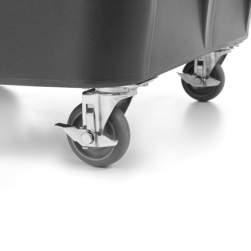 Maitinimo vežimėlis su dangteliu lėkštėms iki 300mm transportuoti