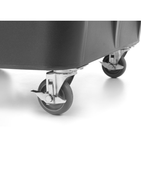 Maitinimo vežimėlis su dangteliu lėkštėms iki 300mm transportuoti