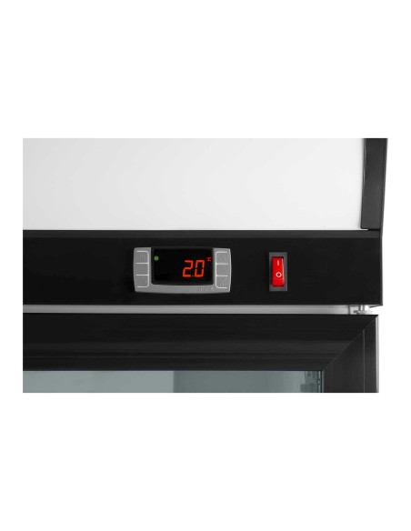 Šaldytuvas šaldytuvas dvigubo stiklo gėrimų spintelė 2-8C 880L