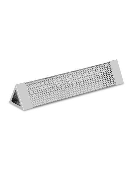 Rūkyklos įdėklas medžio drožlėms trikampio formos nerūdijančio plieno 30,2x6,2x5,4 cm Rūkyklos įdėklas medžio drožlėms trikampio formos nerūdijančio plieno 30,2x6,2x5,4 cm