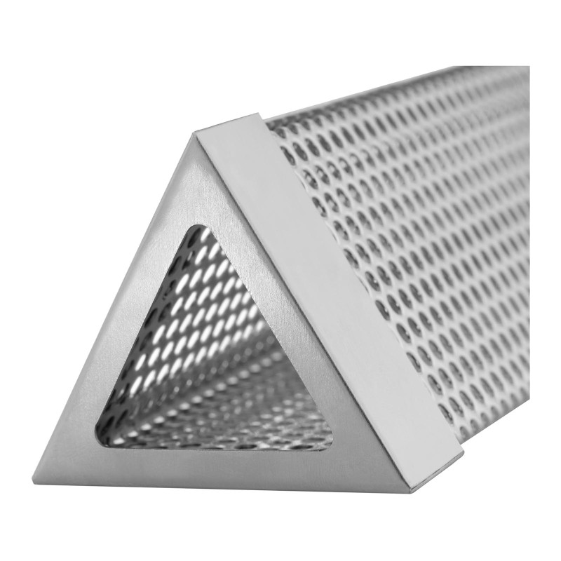 Rūkyklos įdėklas medžio drožlėms trikampio formos nerūdijančio plieno 30,2x6,2x5,4 cm