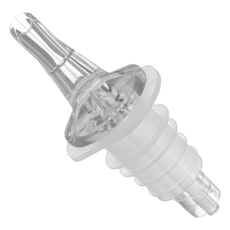 Išpylimo čiaupo dozatorius buteliams - skaidrus 4 vnt.