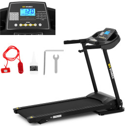 Gymrex LCD 120 kg 12 km/h elektrinis bėgimo takelis