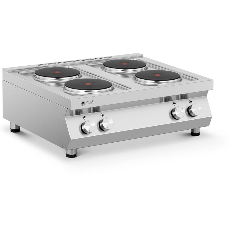 4 lėkščių elektrinė viryklė reguliuojamas skersmuo. 22 cm 4 x 2600W 400V ITALIJA