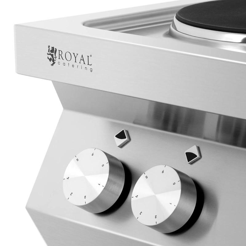 4 lėkščių elektrinė viryklė reguliuojamas skersmuo. 22 cm 4 x 2600W 400V ITALIJA