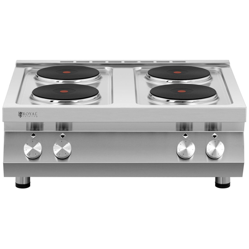 4 lėkščių elektrinė viryklė reguliuojamas skersmuo. 22 cm 4 x 2600W 400V ITALIJA