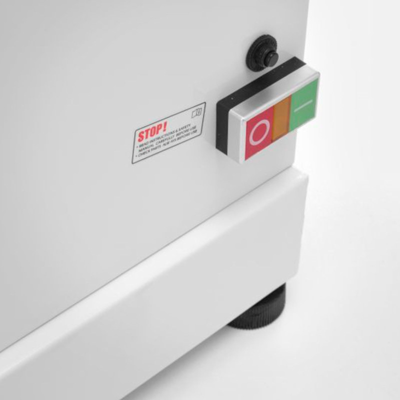 Planetinis spiralinis tešlos maišytuvas su fiksuotu dubeniu 1 greitis 30 L 1500 W 230 V - Hendi 221846