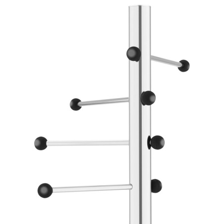 Drabužių kabykla striukėms, laisvai pastatoma, apvalus pagrindas, aukštis 183 cm - 8 pakabos Drabužių kabykla striukėms, laisvai pastatoma, apvalus pagrindas, aukštis 183 cm - 8 pakabos