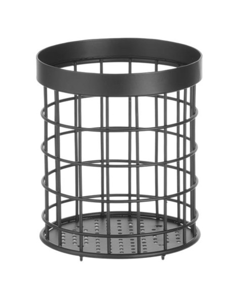 Stalo įrankių krepšelis apvalus juodas sk. 120 mm – Hendi 427033