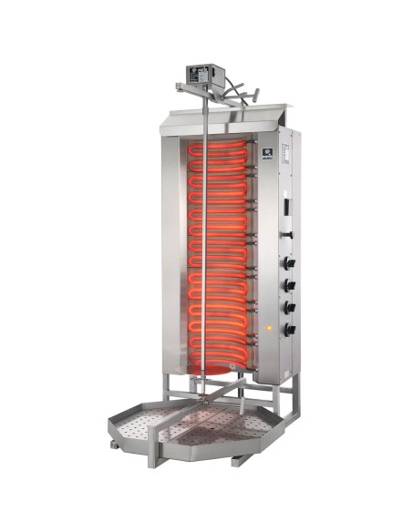 Grilio orkaitė kebabų virimo aparatas giroskopas elektrinis profesionalus POTIS įėjimas 80 kg 400 V 10,5 kW Grilio orkaitė kebabų virimo aparatas giroskopas elektrinis profesionalus POTIS įėjimas 80 kg 400 V 10,5 kW