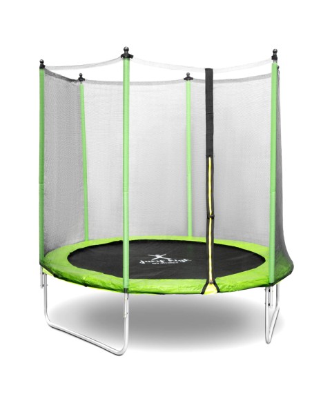 Sodo batutas su tinkleliu ir dangteliu spyruoklėms sk. 244 cm iki 80 kg juodai žaliai