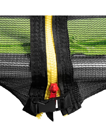 Sodo batutas su tinkleliu ir dangteliu spyruoklėms sk. 244 cm iki 80 kg juodai žaliai