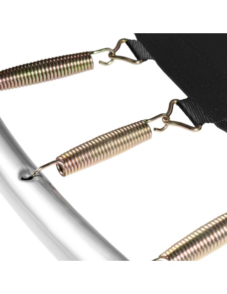 Sodo batutas su tinkleliu ir dangteliu spyruoklėms sk. 244 cm iki 80 kg juodai žaliai