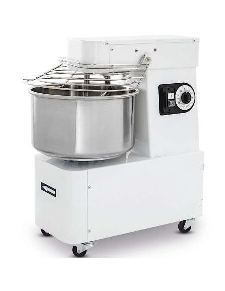 Spiralinis maišytuvas su fiksuota galvute ir dubeniu 32 l 88 kg/h 1100 W