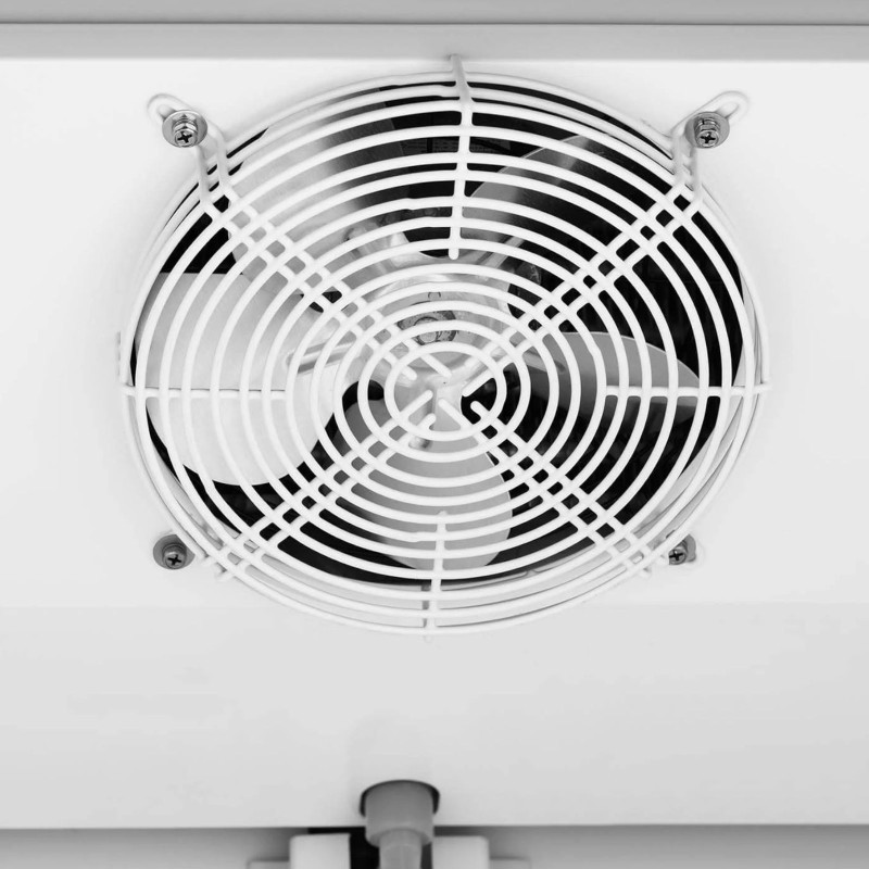 Plieninis gastronominis šaldytuvas su 4 lentynomis 590 l 228 W - baltas