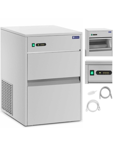 Baro ledo aparatas Ledo kubelių aparatas 50kg/dieną 13kg 350W Baro ledo aparatas Ledo kubelių aparatas 50kg/dieną 13kg 350W