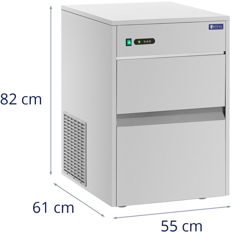 Baro ledo aparatas Ledo kubelių aparatas 50kg/dieną 13kg 350W